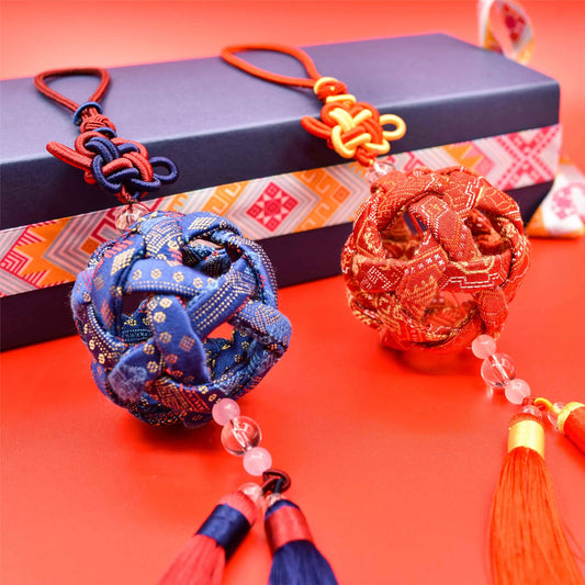 Handcrafted Pendant - Chinese Ethnic Style Dragon Pearl Decorative Ornament